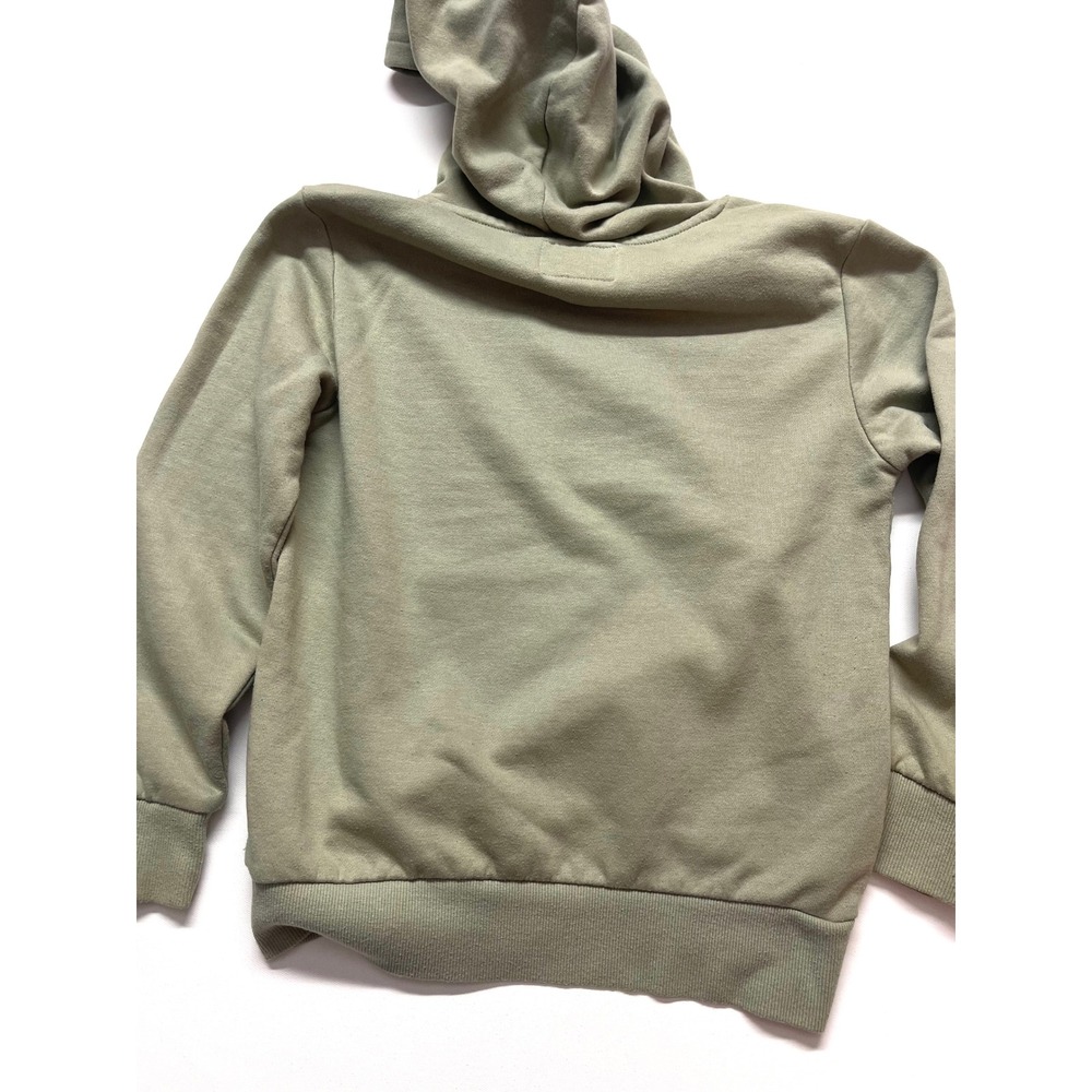 Calvin Klein Jeans Kids Sage Green Logo Pullover Hoodie Medium 10/12 0414 - Picture 10 of 10